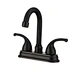 Matt Black 4 inch Sink Bathroom Lavatory Faucet